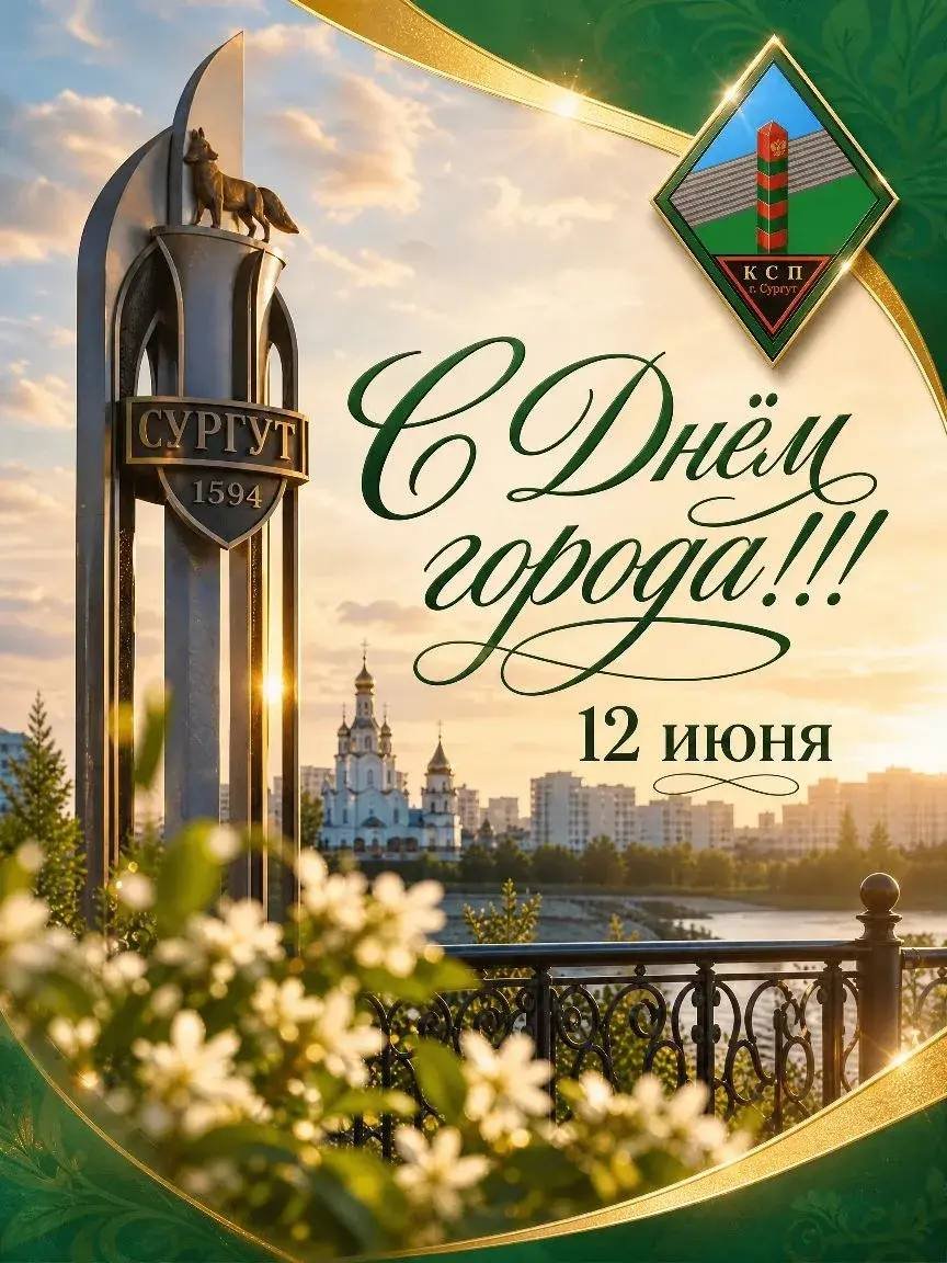 С Днём России и Днём города Сургута